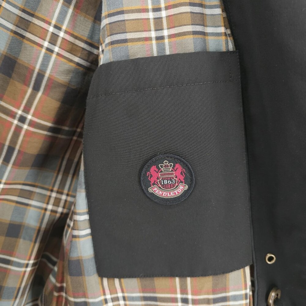 Pendleton Black Hooded Water-Resistant Trench Coat - Picture 8 of 12